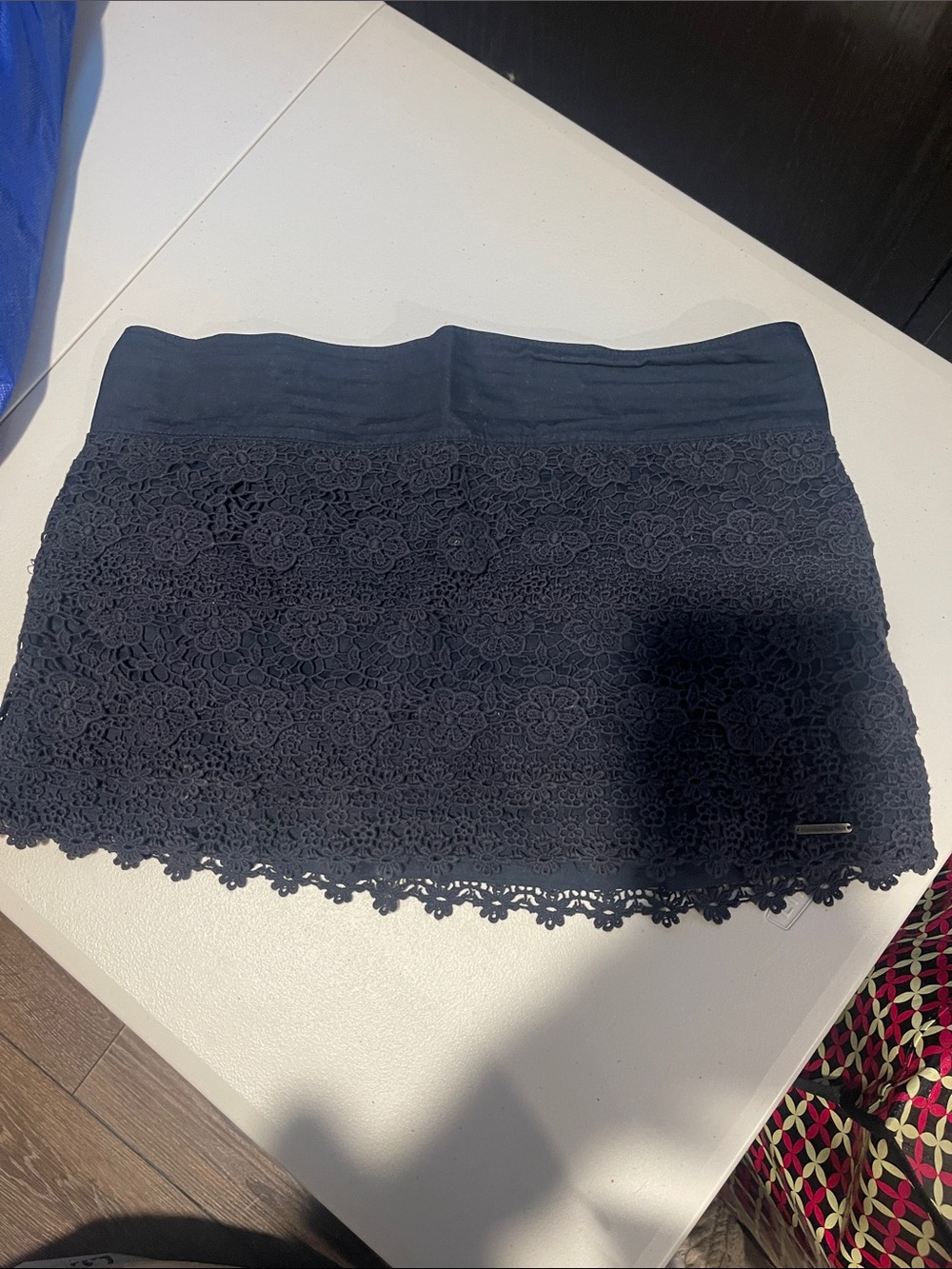 Abercrombie Lace Mini Skirt - Black
